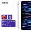 White precision capacitive stylus pen for iPad models including 6th through 10th generation iPads and mini 5th generation