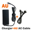 Black Charger+AU AC Cable and adapter for laptops
