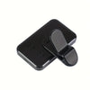 A black portable rechargeable mini selfie light with a flexible clip attached.