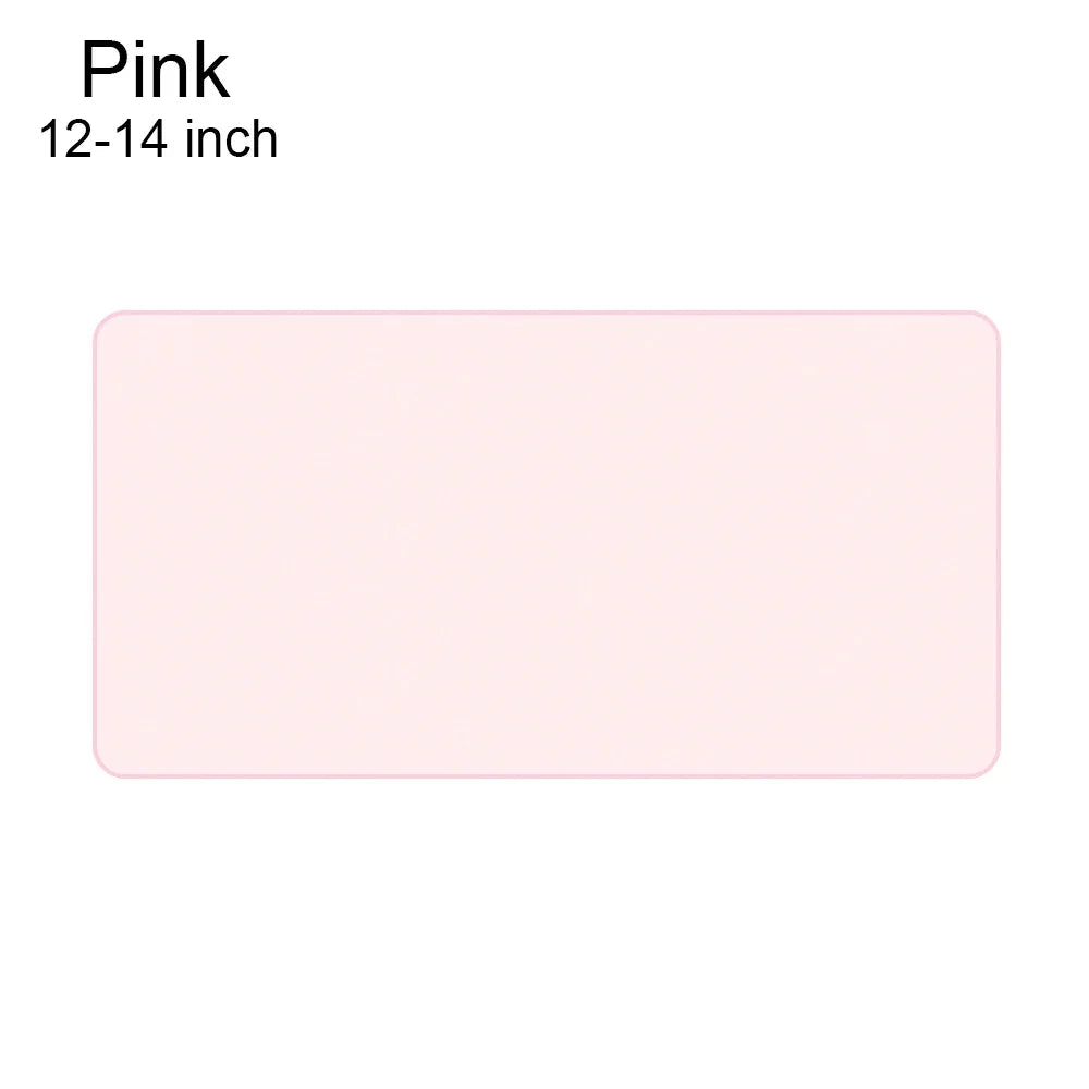 Pinkes Silikon-Keyboard-Schutzfolie für Laptops, 12-14 Zoll.
