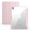 A pink protective case for an iPad is shown next to its matching cover.