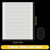 A sheet of transparent double-sided mounting tape with a grid pattern, measuring 12cm by 15cm.