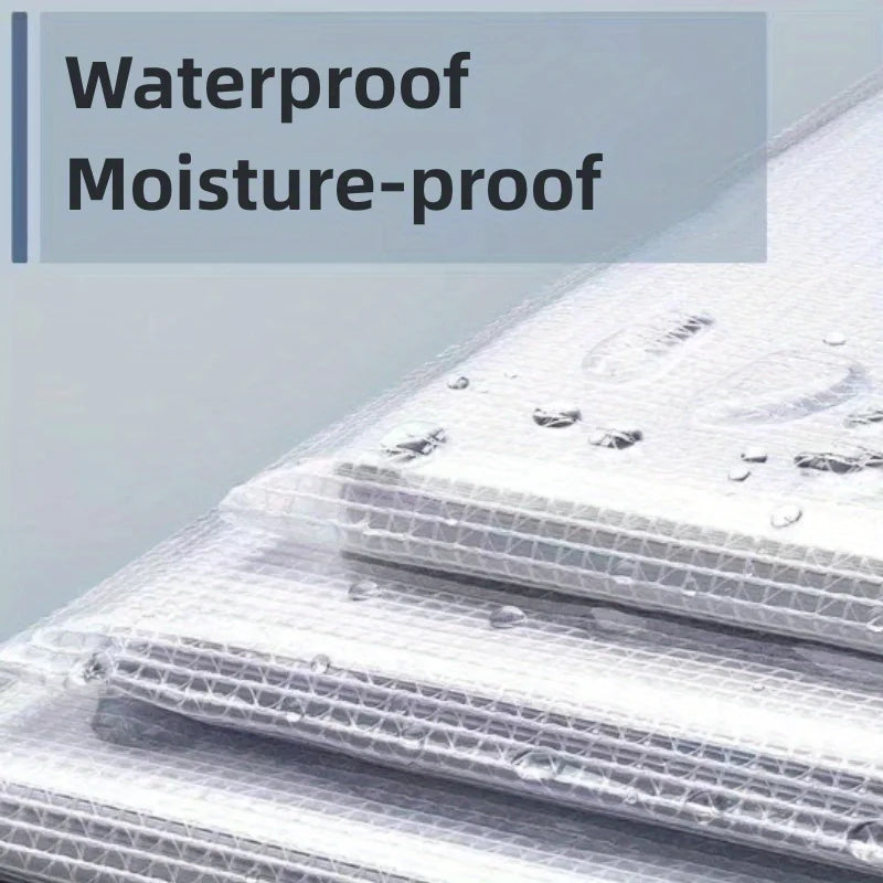Stack of waterproof moisture-proof mesh zipper bags for classroom and organization