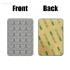 Front and back views of a 24-pack silicone suction cup mount for phones and tablets