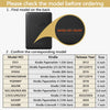 A list of Kindle models and their corresponding release years and sizes for ordering reference.