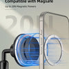 A magnetic golf phone holder compatible with MagSafe attached to a smartphone.