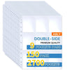 A stack of 150 packs of double-sided card sleeve pages with 2700 pockets for binder albums