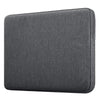 A dark gray protective sleeve for a laptop or tablet.