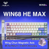 Wing HE MAX keyboard featuring a magnetic axis and 8K Hz return with 0.02mm accuracy