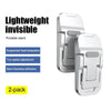A 2-pack of lightweight invisible portable stand keyboard risers with two speed adjustments and nano traceless adhesive.