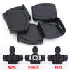 Black privacy lens covers for Logitech webcams, including 920C, 930C/E, and 922C models.