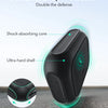 A black magnetic case for AirPods Pro showing a shock-absorbing core and ultra-hard shell protection.