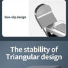 An adjustable aluminum laptop stand shown in various angles and designs for laptop support.