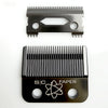 A black professional cordless hair clipper featuring precision fade blades and a tapered body.