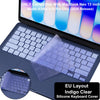 Indigo Clear silicone keyboard cover for MacBook Neo 13 inch model A3404 A18 Pro Chip
