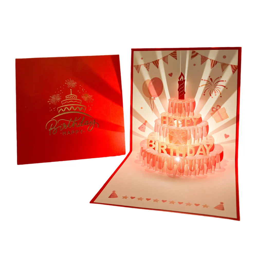 Musical LED Birthday Greeting Card