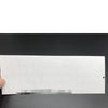 A sheet of transparent Russian keyboard stickers for laptop and desktop
