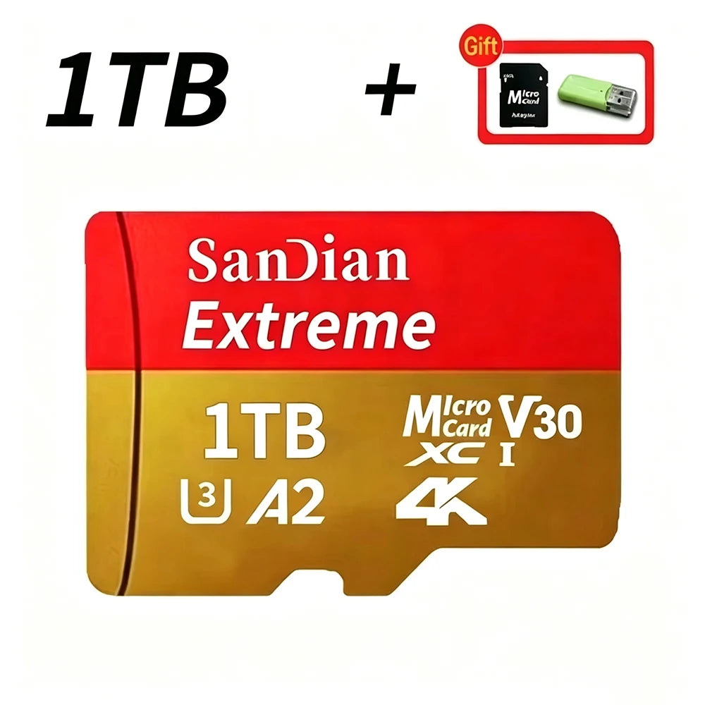 Sandian Extreme 1TB MicroSD-Speicherkarte mit Geschenkbox