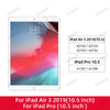 Paper-feel matte screen protector for iPad Air 3 2019 and iPad Pro 10.5 inch models