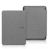 A gray magnetic protective case for a Kindle e-reader device.