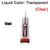 A bottle of clear liquid adhesive labeled B-7000 with a white cap.