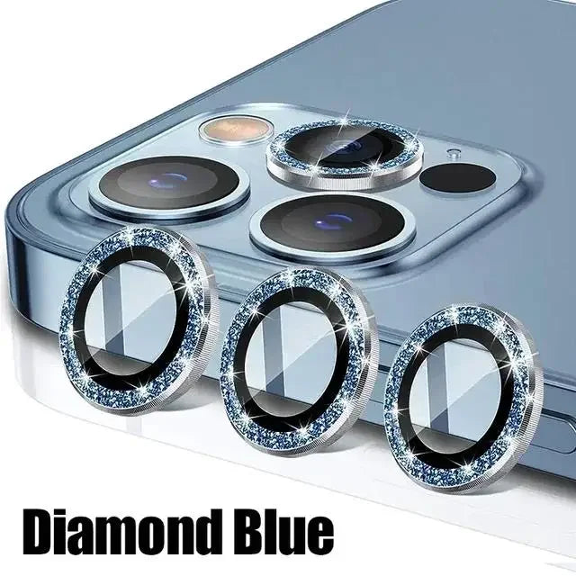 Diamantblaues gehärtetes Glas-Display-Schutz für eine Gerätescheibe.