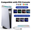 White RGB gaming cooler stand for PS5 console with four individual colors and three unique color combination effects