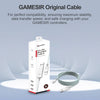 A box and coiled nylon braided charging cable for a Gamesir controller.