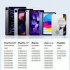 A collection of Apple iPads showing compatibility with models from 2018 to 2023.