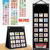A set of 96 visual schedule cards for kids showing daily routines and activities.
