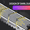 Design of a swirl duct cooling fin for an aluminum M.2 SSD cooler heatsink