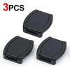 Three black privacy lens covers for Logitech webcams