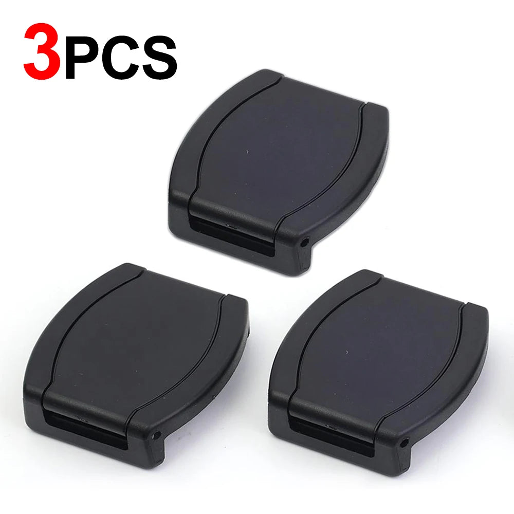 Three black privacy lens covers for Logitech webcams