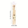 A set of precision acrylic folding rulers with measurement markings and a circular tool.