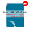 Two paper-feel screen protectors for Apple iPad, model numbers A1822 A1823 and A1893 A1954.