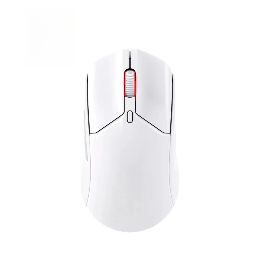 Weiße HyperX Pulsefire Haste 2 Gaming-Maus aus der Draufsicht