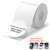 Roll of M2 Replacement Label Tape with 50mm x 50mm white labels for thermal transfer printing