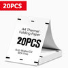 A stack of 20 sheets of A4 thermal folding paper for portable printers
