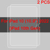 Two HD tempered glass screen protectors for an iPad 10th Gen device.