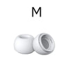 A white silicone case for replacement eartips for AirPods Pro.