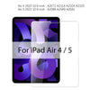 Clear tempered glass screen protector for iPad Air 4 and 5 devices