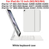 White keyboard case for an iPad Air 13 inch model