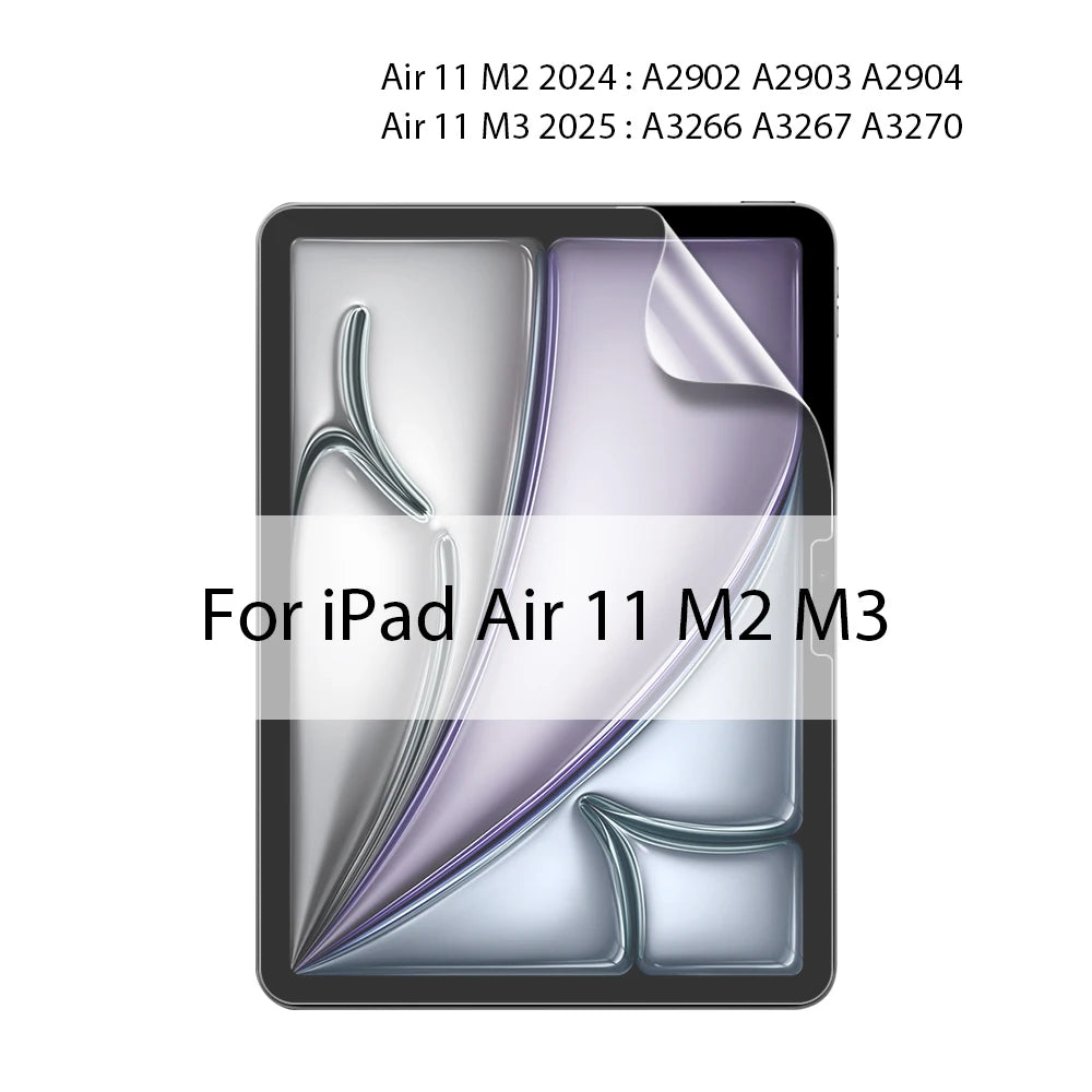 واقي شاشة رقيق كأوراق لجهاز iPad Air 11 M2 M3