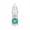 A clear double-sided quick dry dot glue pen with a white cap and green accents.