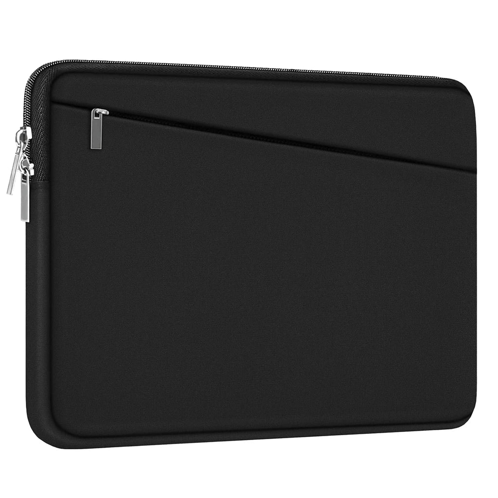 Housse de protection rembourrée pour ordinateur portable avec fermeture éclair et tirette métallique