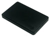 Schwarze Außenhülle für externe Festplatte (2,5 Zoll SATA SSD oder HDD)