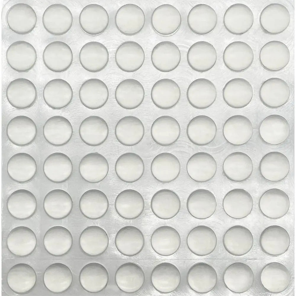 A sheet of transparent silicone keyboard stickers designed for long nails.