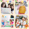 A collection of glitter foil star stickers for crafts and rewards used by children.