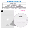 A white 9H tempered glass screen protector for iPad models including A1980, A2013, A1934, and A1979.