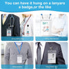 Various methods for hanging an ID card include plastic clips, lanyards, and metal clips.